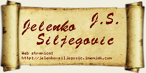 Jelenko Šiljegović vizit kartica